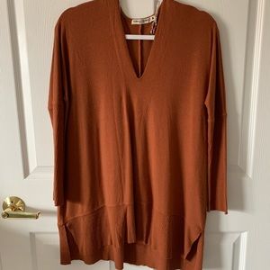 Burnt orange sweater
